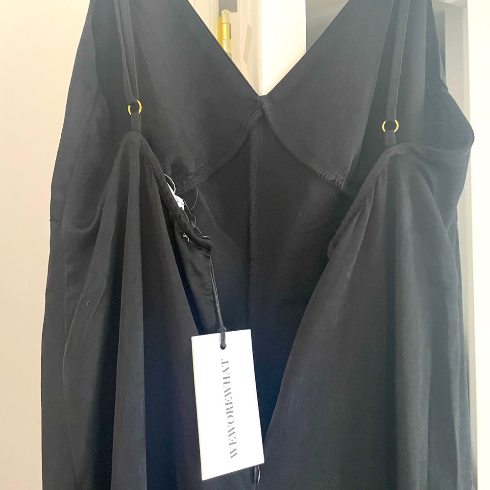 WeWoreWhat Split Leg Wide Jumpsuit